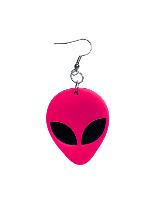 Alien Head Earrings | Cosmic Jewelry