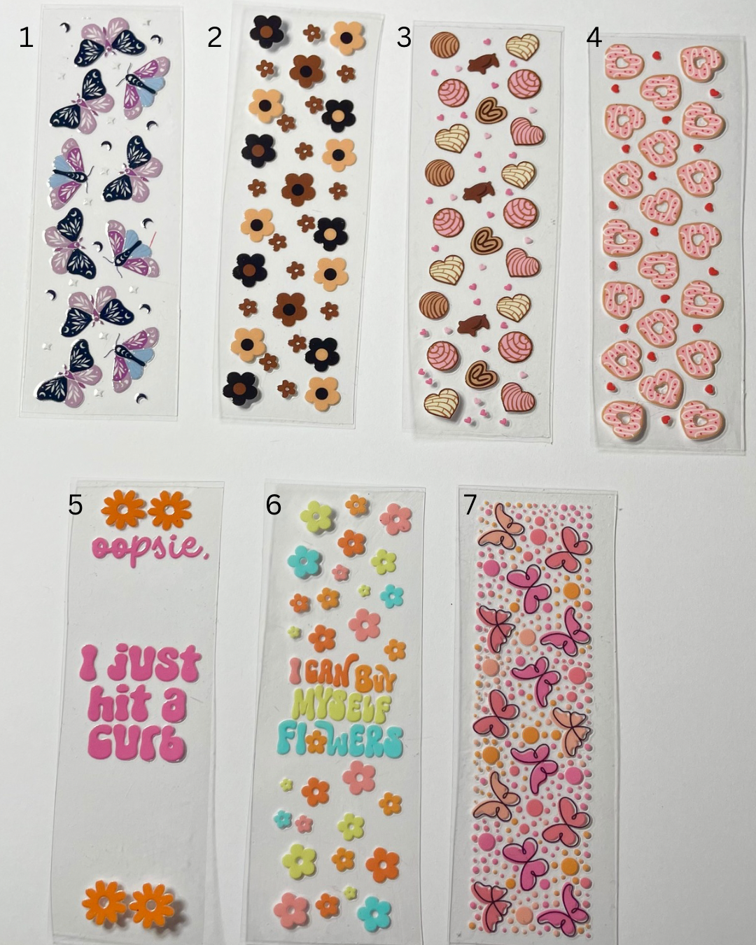 Acrylic book marks