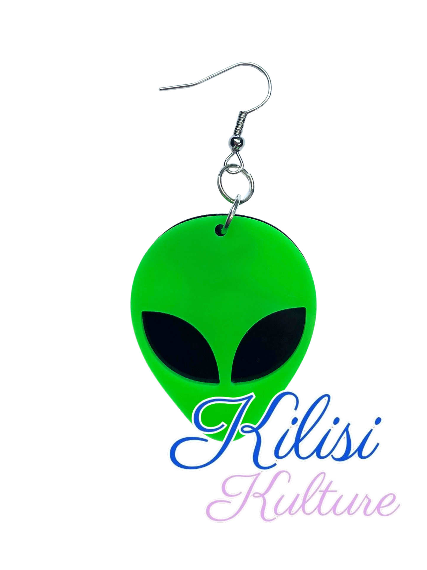 Alien Head Earrings | Cosmic Jewelry