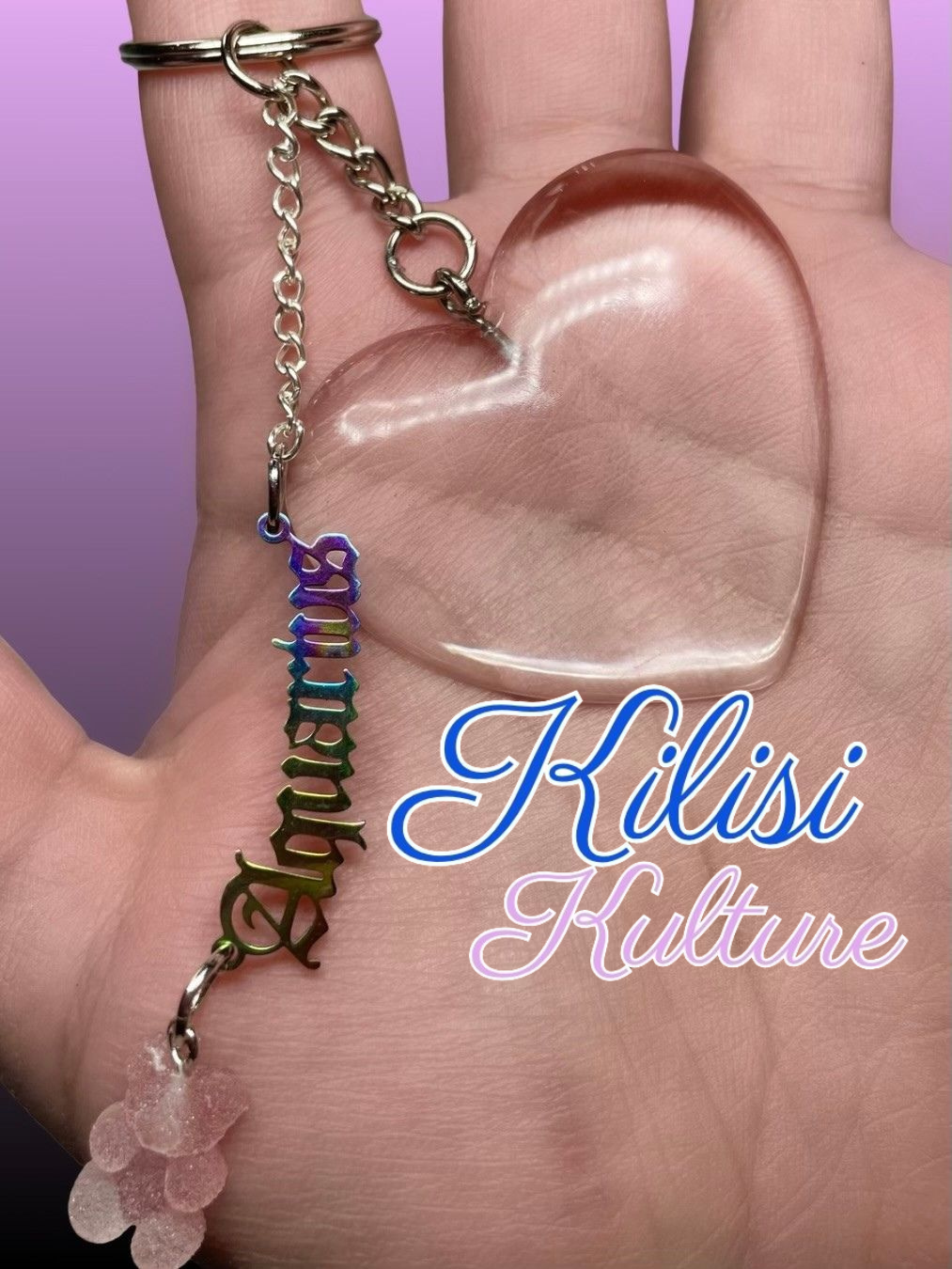 Personalised Zodiac Resin Keychain | Astrology piece