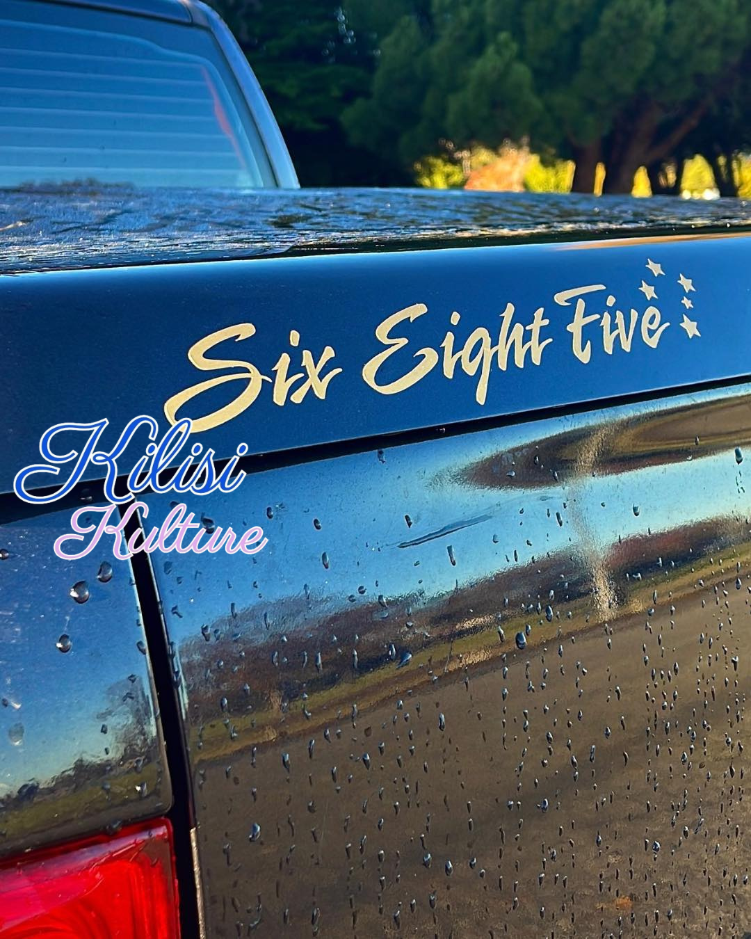 Six Eight Five vinyl decal | Car decal