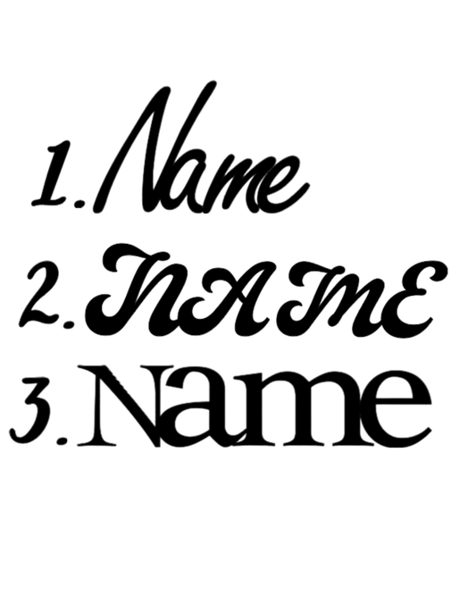Custom Name Cardstock Cake Topper | 2 layers | Celebration decor